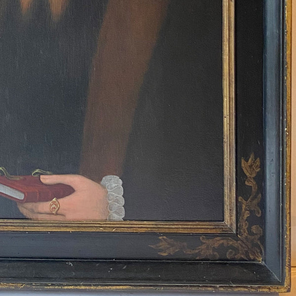 English School Oil on Board Painting, Portrait of Thomas Searle, Alderman of London