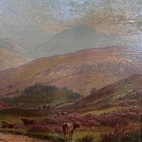 EDGAR LONGSTAFFE Oil on Canvas Painting, Moore's Co., Glenmalure, Ireland