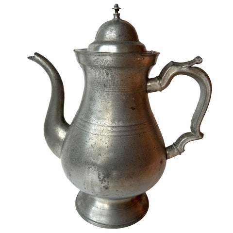 American Pewter Pear-Form Coffee Pot