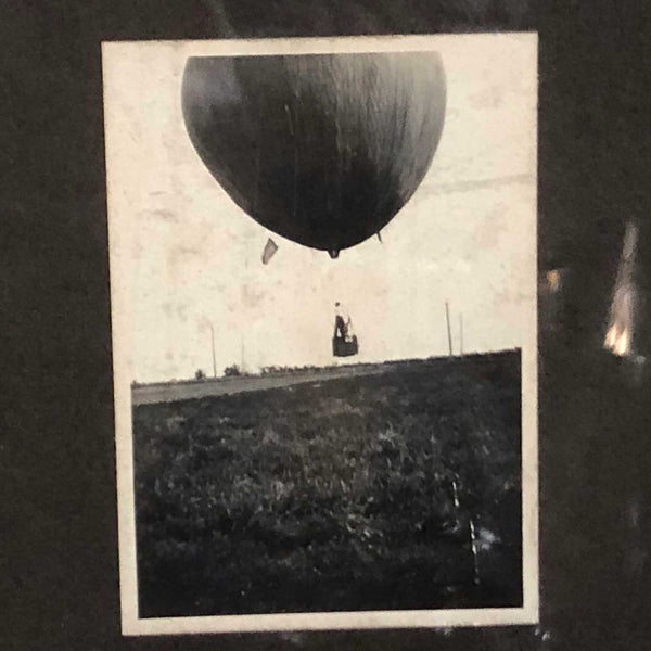 Assembled Set of 11 American Sepia, Black and White Photographs Collage, Helium Hot Air Balloons