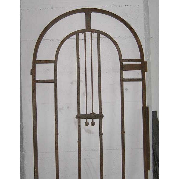 STOLEN ➳ French Colonial Art Nouveau Wrought Iron Arched Gate