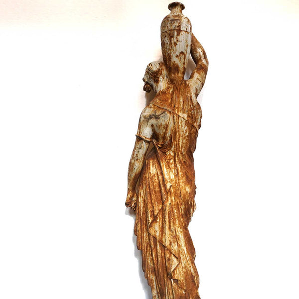 French MATHURIN MOREAU Val-D'Osne Cast Iron Standing Female Statuary Figure
