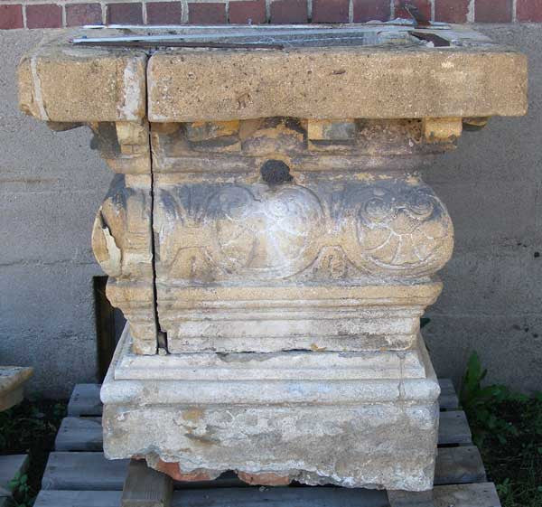 Large Rare French Louis XIV Limestone Covered Fountain Well Head