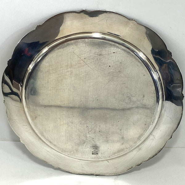 Vintage American Gorham for Spaulding & Co. Sterling Silver Round Tray
