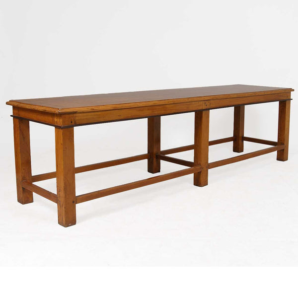 Large Anglo Indian Satinwood and Ebony Low Table/Long Bench