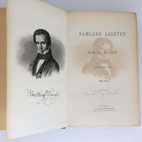 Swedish Book: Samlade Arbeten by Karl August Nicander