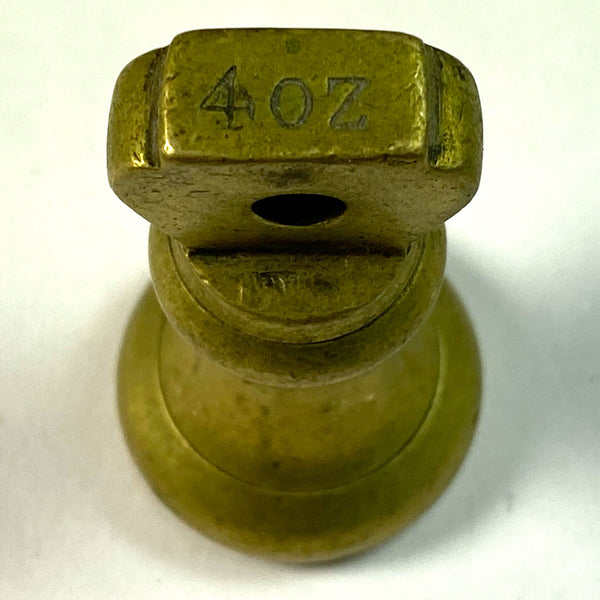 Set of Six English W & T Avery Brass Graduated Bell Scale Weights