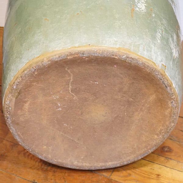 Large Chinese Celadon Green Glazed Pottery Water Urn