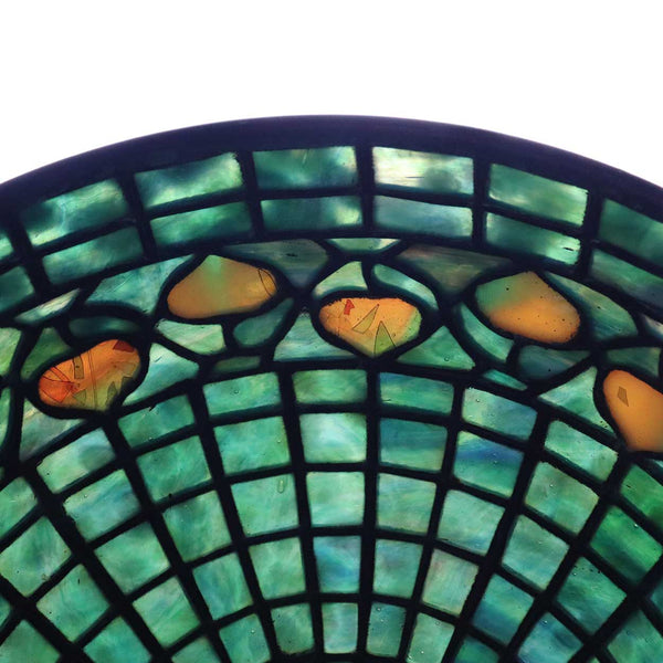 Reproduction American Tiffany Studios Leaded Glass Acorn Lamp Shade