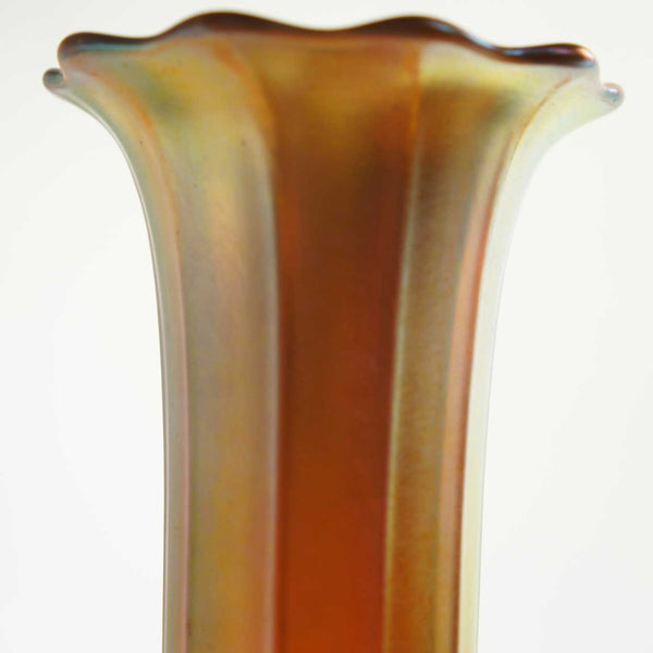 American Steuben Art Nouveau Glass Iridescent Gold Lily Lamp Shade