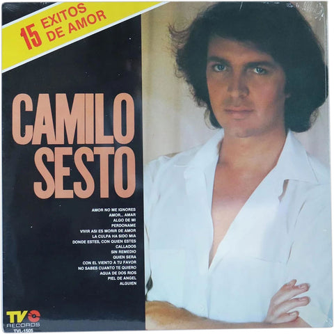 Vintage CAMILO SESTO 33 Vinyl Record Album, 15 Exitos de Amor