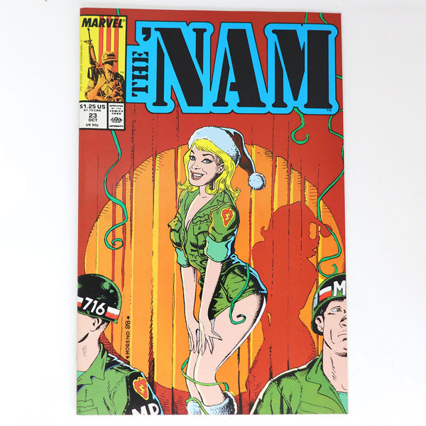 Collection of (27) Vintage Marvel Comics The 'Nam Comic Books