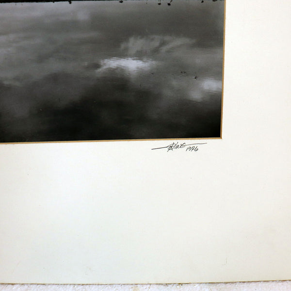 Vintage D. KING Black and White Photograph, Landscape