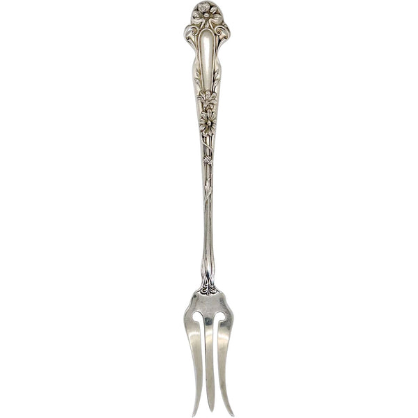 American Art Nouveau R. Blackinton and Co. Sterling Silver Daisy Olive Pick Fork