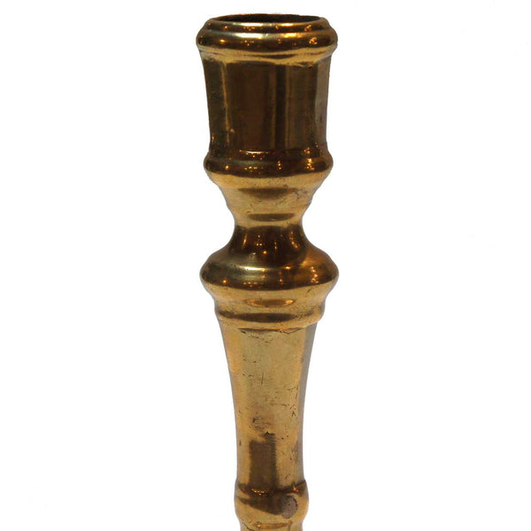 French Louis XIV Brass Candlestick