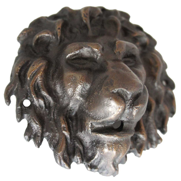 Small American Bronze Lion Head Fountainhead
