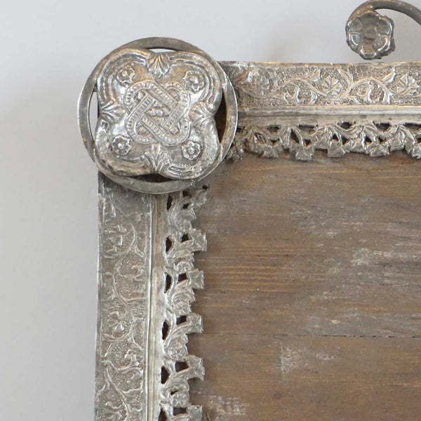 Large Indo-Portuguese Silver Mounted Frame
