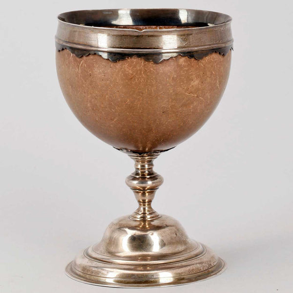 English George III Thomas Harper II Sterling Silver Mounted Coconut Goblet