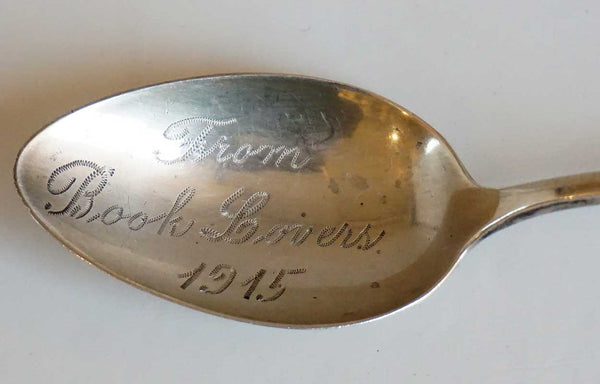 10 American, English and Canadian Sterling Silver and 2 Silverplate Souvenir Spoons