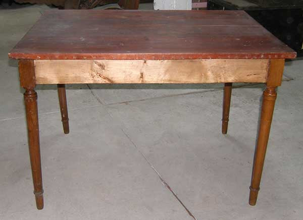 Small French Provincial Pine Rectangular Bistro Table