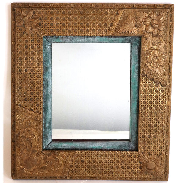 American Aesthetic Movement Gilt Gesso Wall Framed Mirror