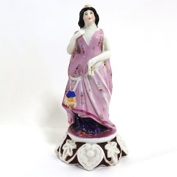 French Old Paris Porcelain Figurine of a Lady