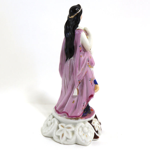 French Old Paris Porcelain Figurine of a Lady