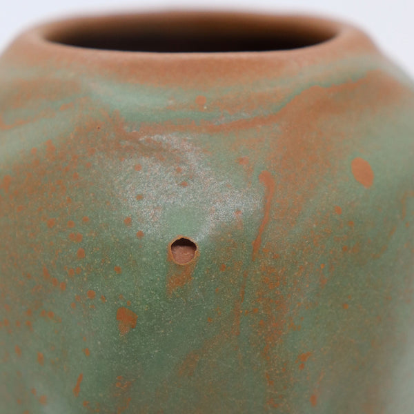 Small American Van Briggle Pottery Mountain Crag Vase