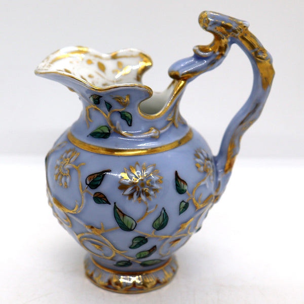 English Regency Gilt Painted Porcelain Creamer