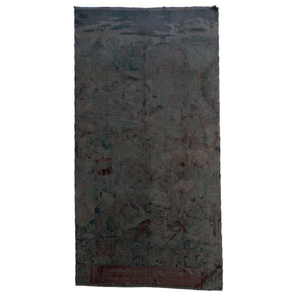 Continental Medieval Style Printed Wall Tapestry Covering, The War of Troy