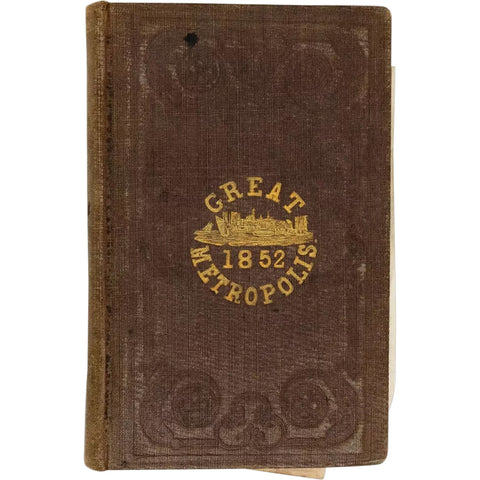 American Book: The Great Metropolis or New-York Almanac for 1852