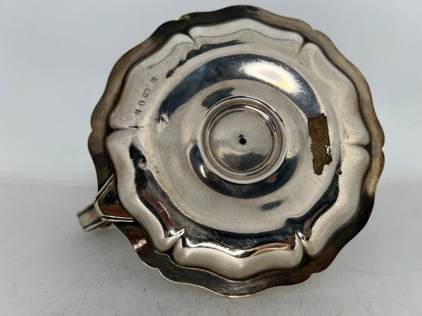 English Georgian T. J. & N. Creswick Sterling Silver Chamberstick and Snuffer