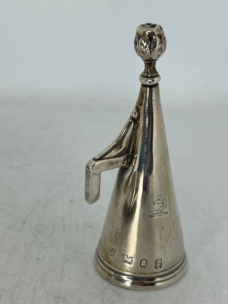 English Georgian T. J. & N. Creswick Sterling Silver Chamberstick and Snuffer