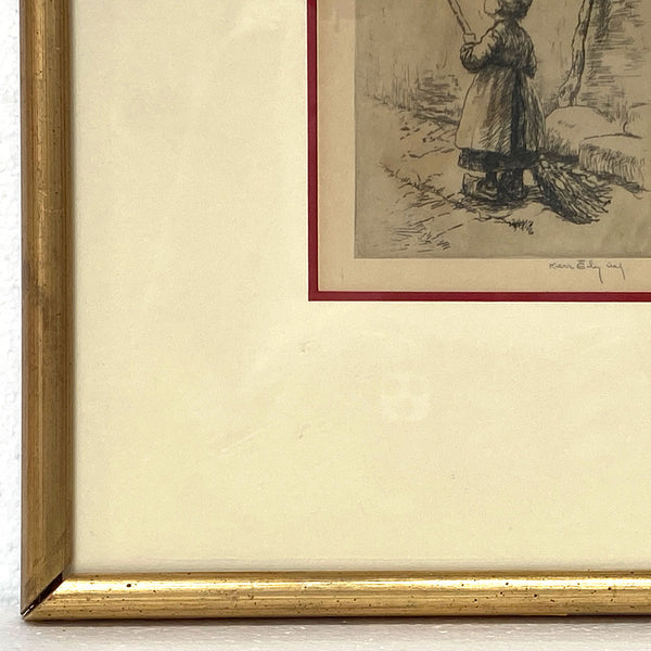 KERR EBY Etching on Paper, The Airplane