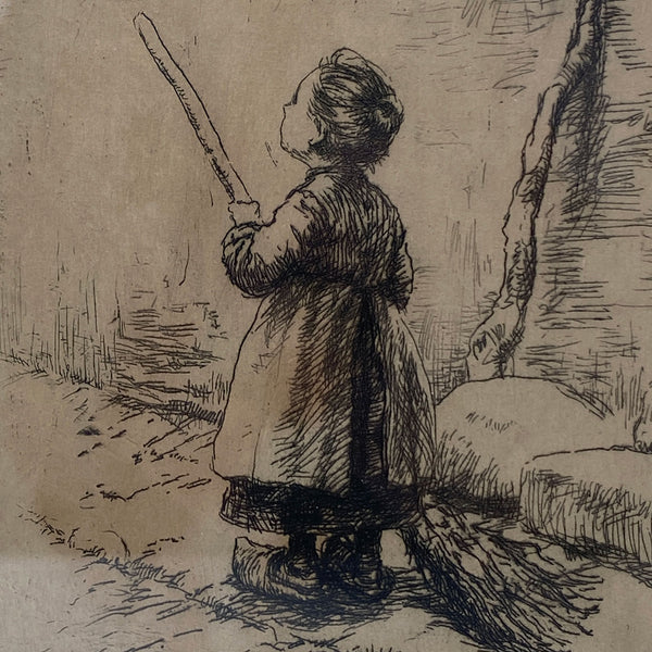 KERR EBY Etching on Paper, The Airplane
