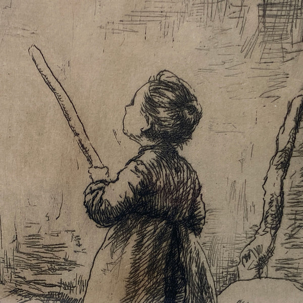 KERR EBY Etching on Paper, The Airplane
