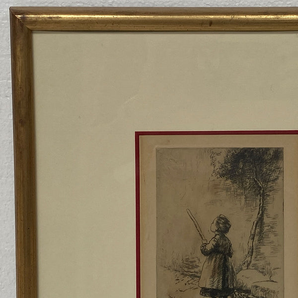 KERR EBY Etching on Paper, The Airplane
