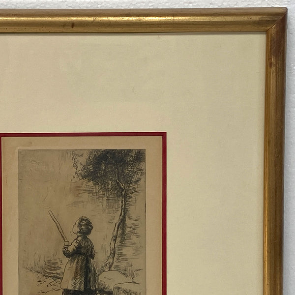 KERR EBY Etching on Paper, The Airplane