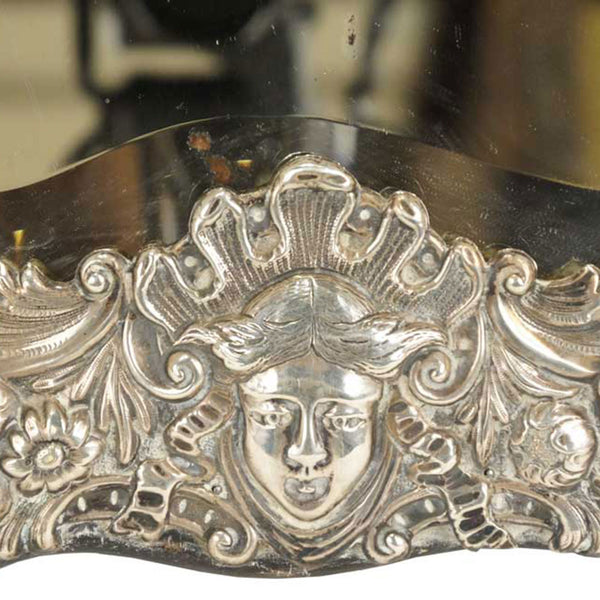 English Frederick Brasted Sterling Silver Dressing Table Mirror