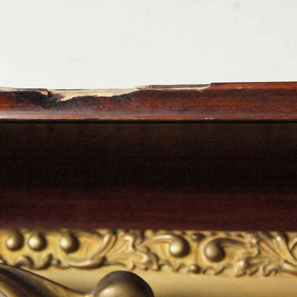 Very Large American Victorian Giltwood and Gesso Painting/Mirror Frame