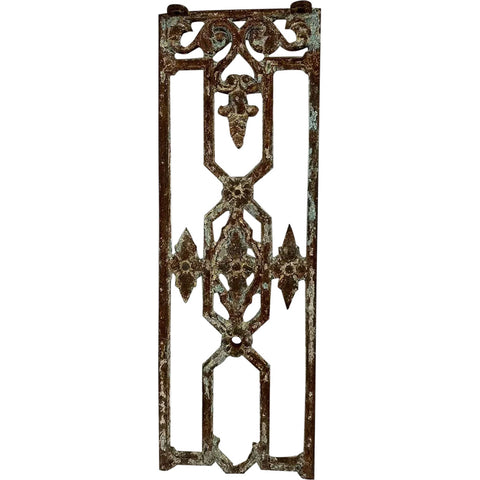 English Victorian Painted Cast Iron Staircase Baluster