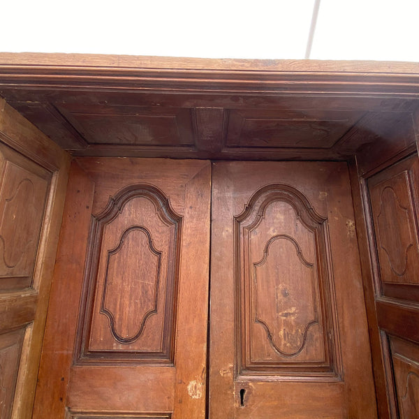 Indo-Portuguese Teak Double Door with Deep Surround