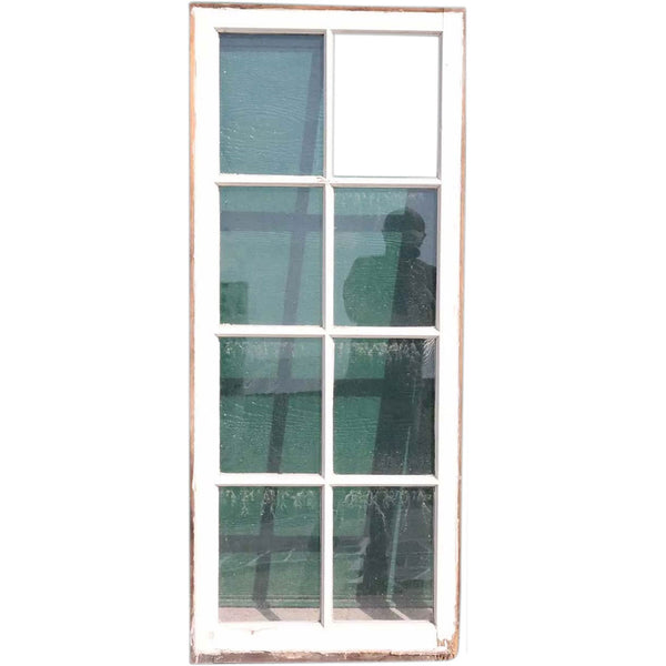 Vintage American Painted Pine Frame Casement Window