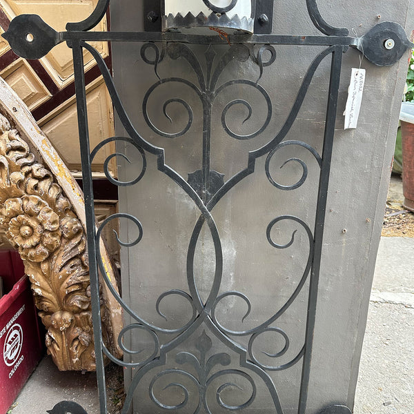 Large Pair of Spanish Wrought Iron Exterior Wall Lanterns Sconce Light Covers