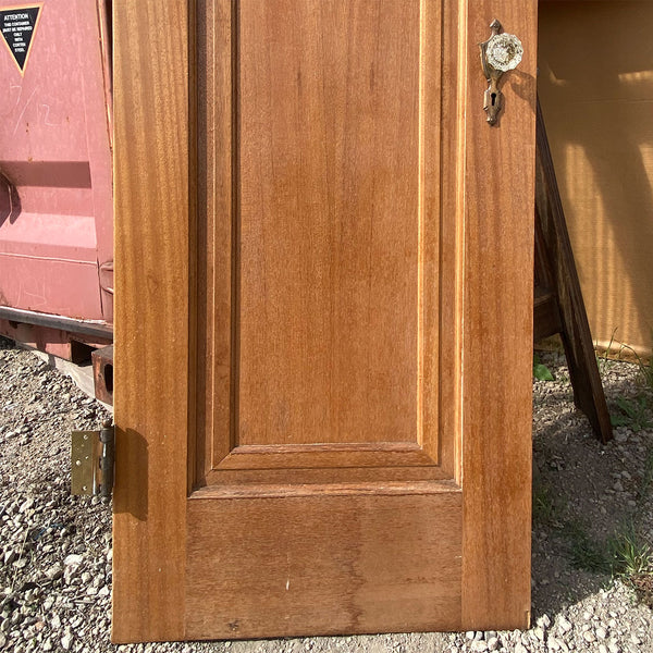 American Bungalow Mahogany Recessed Panel Interior Single Door