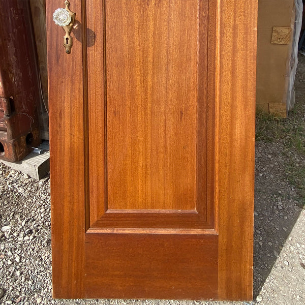 American Bungalow Mahogany Recessed Panel Interior Single Door