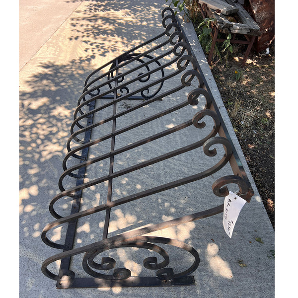 Louis XV Style Wrought Iron Bombe Balcony