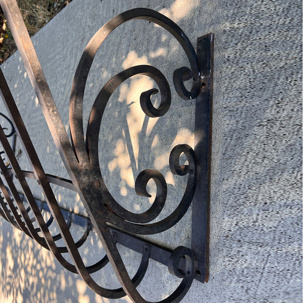 Louis XV Style Wrought Iron Bombe Balcony