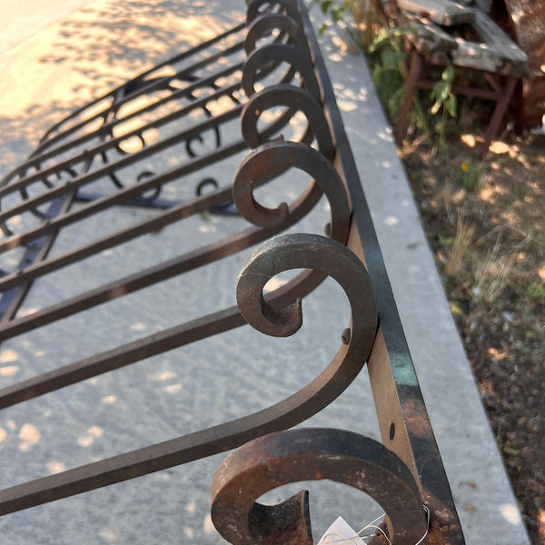 Louis XV Style Wrought Iron Bombe Balcony