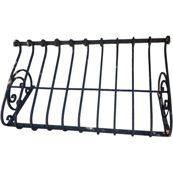 Louis XV Style Wrought Iron Architectural Bombe Balcony